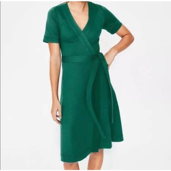 Boden Green Midi Dress - Picture 2 of 5